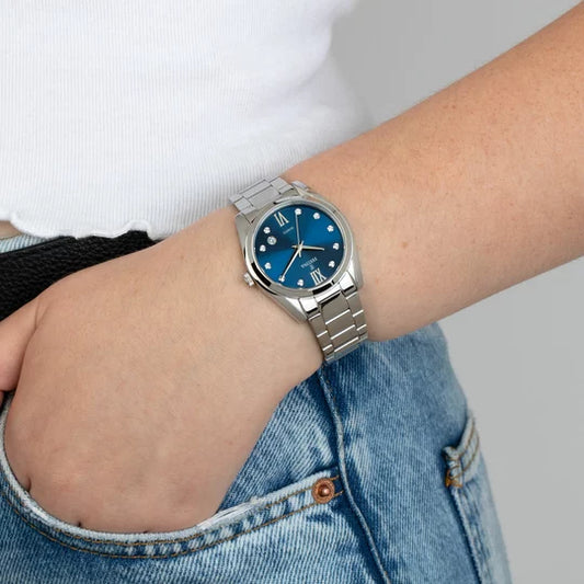 MONTRE FESTINA F16790/C BLEU, BRACELET ACIER INOXYDABLE, FEMME