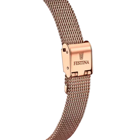 MONTRE FESTINA F20496/1 ROUGE, BRACELET ACIER INOXYDABLE, FEMME