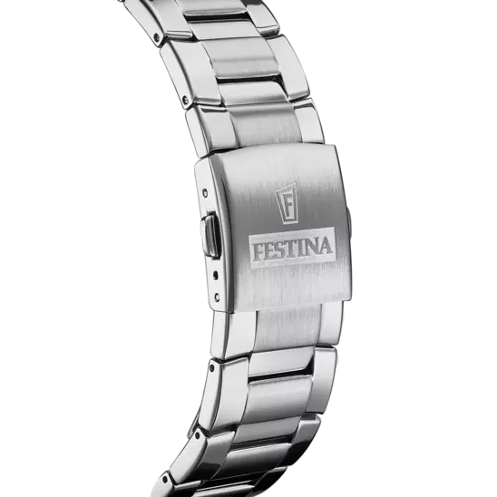 MONTRE FESTINA F20463/2 BLEU, BRACELET ACIER INOXYDABLE, HOMME