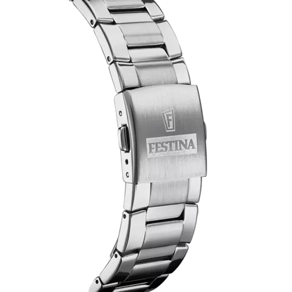 MONTRE FESTINA F20463/2 BLEU, BRACELET ACIER INOXYDABLE, HOMME