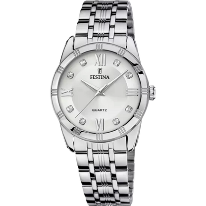 MONTRE FESTINA F16940/A GRIS, BRACELET ACIER INOXYDABLE, FEMME