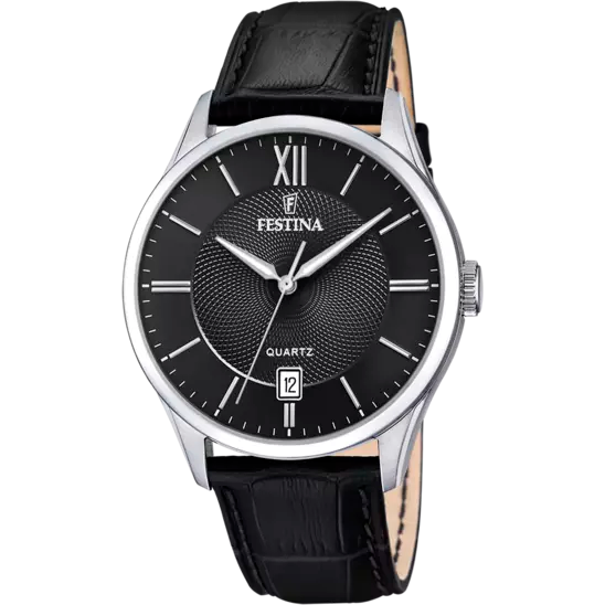 MONTRE FESTINA F20426/3 NOIR, BRACELET CUIR, HOMME
