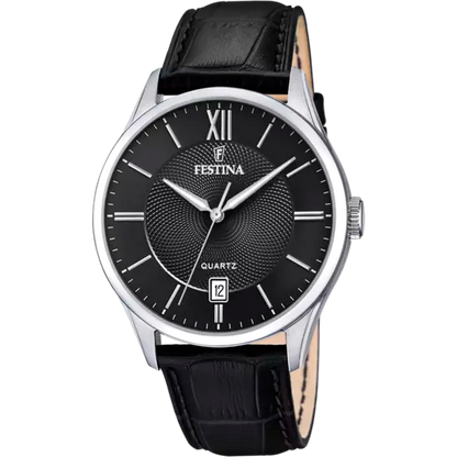 MONTRE FESTINA F20426/3 NOIR, BRACELET CUIR, HOMME