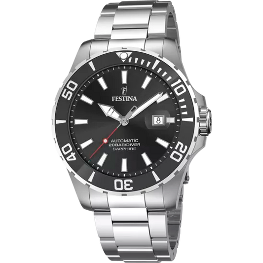 MONTRE FESTINA F20531/4 NOIR, BRACELET ACIER INOXYDABLE, HOMME
