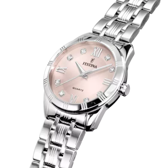 MONTRE FESTINA F16940/C ROSE, BRACELET ACIER INOXYDABLE, FEMME