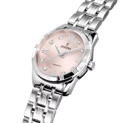 MONTRE FESTINA F16940/C ROSE, BRACELET ACIER INOXYDABLE, FEMME